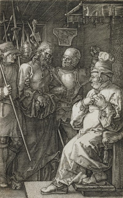 Christ Before Caiaphas by Albrecht Dürer